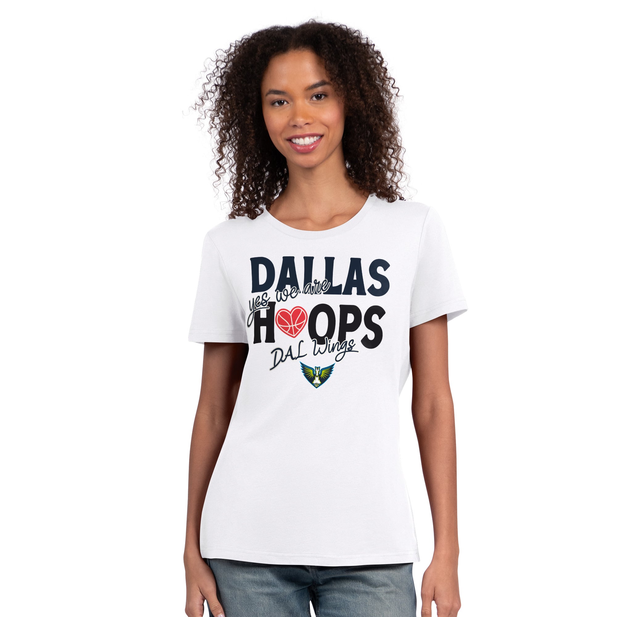 T-shirt Starter Oatmeal Dallas Wings Endzone pour femmes